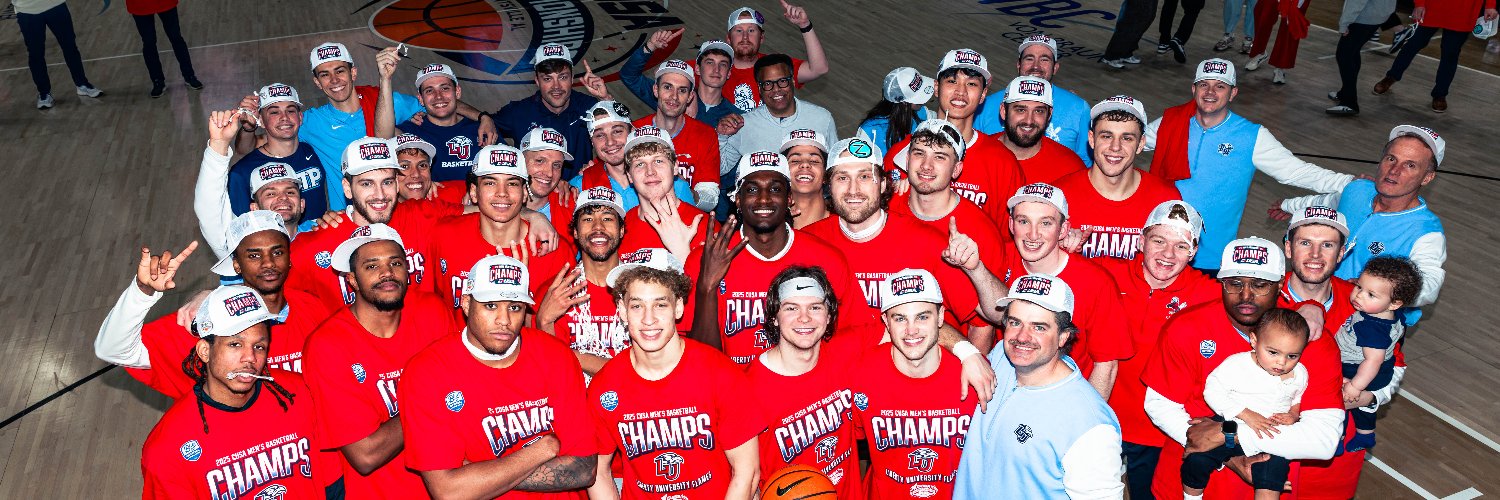 Liberty Men's Basketball's banner