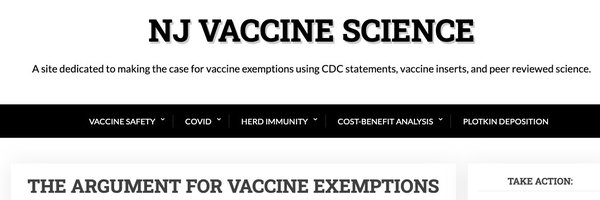 NJ Vaccine Science Profile Banner