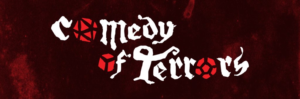Comedy of Terrors Podcast banner