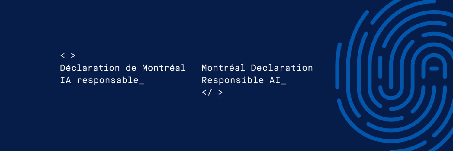 Déclaration de Montréal IA responsable banner