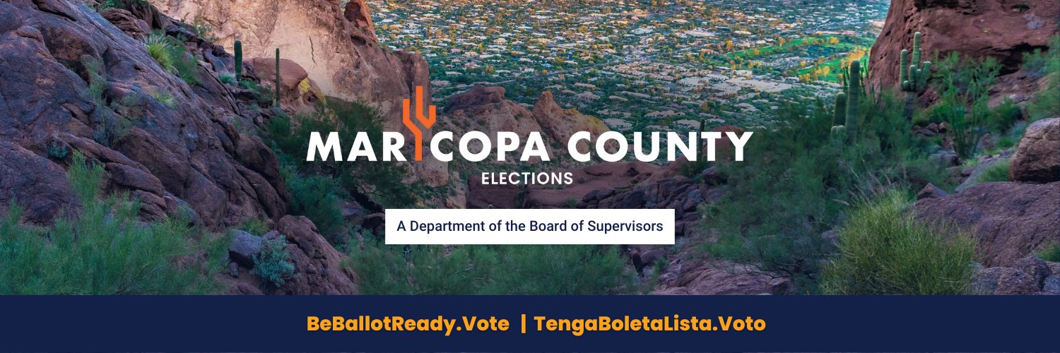 Maricopa County Elections's banner