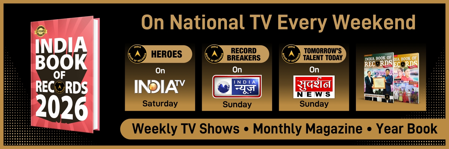 India Book of Records (IBR) banner