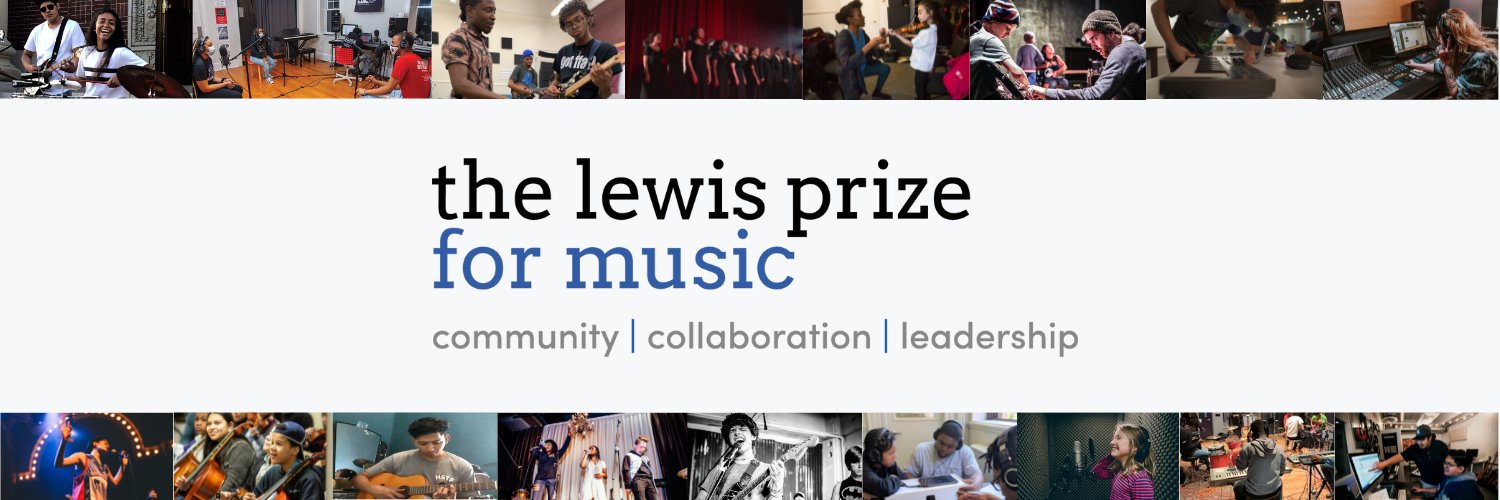 The Lewis Prize for Music banner
