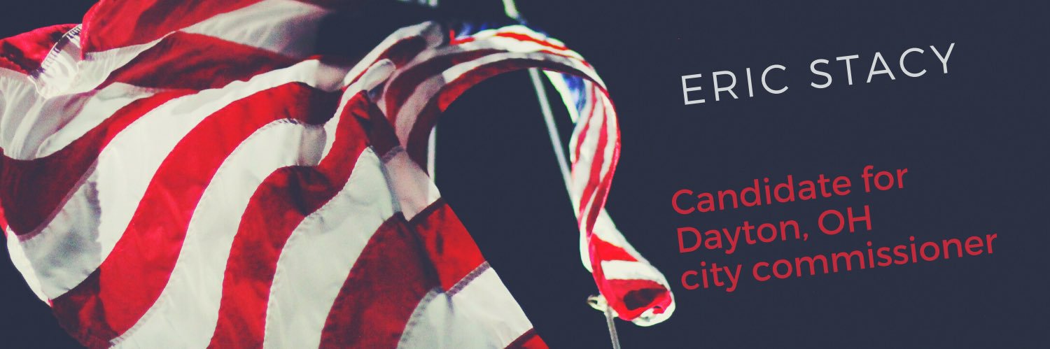 Eric Stacy for Dayton banner