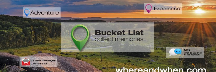 Where and When banner