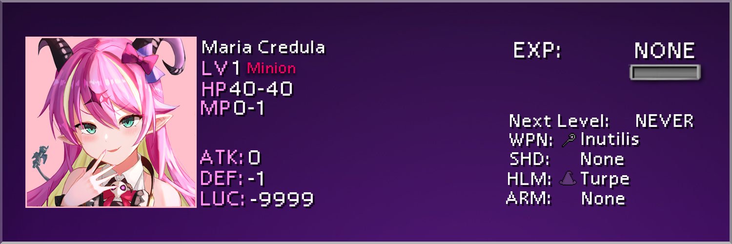 𝗠𝗮𝗿𝗶𝗮 𝗖𝗿𝗲𝗱𝘂𝗹𝗮 - 𝐋𝐕 𝟏 𝐌𝐈𝐍𝐈𝐎𝐍 banner