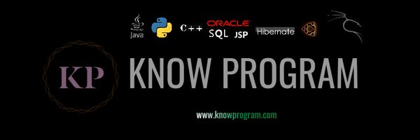 Know Program (Programming | Coding) Profile Banner