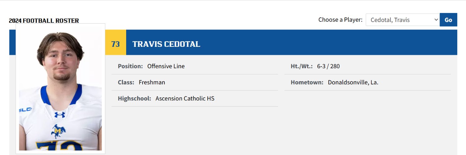 Travis Cedotal Jr. banner