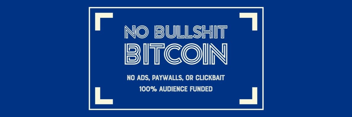 no bullshit bitcoin banner