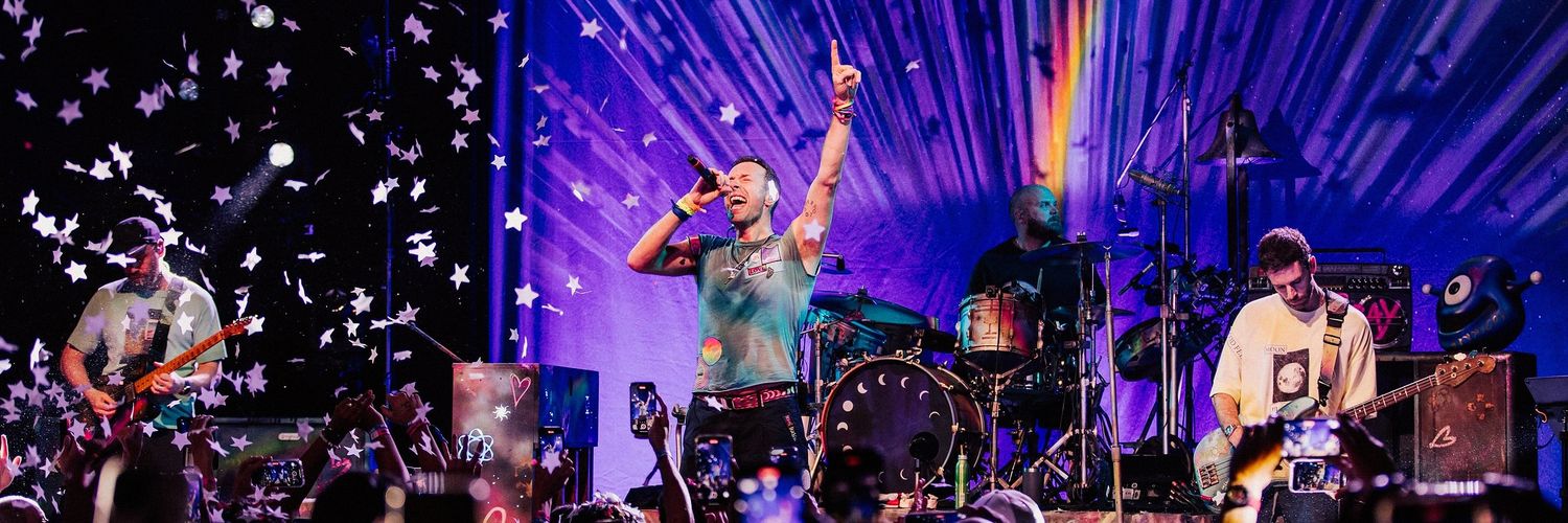 Coldplay Charts banner