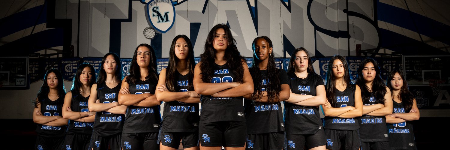 San Marino Girls Basketball banner