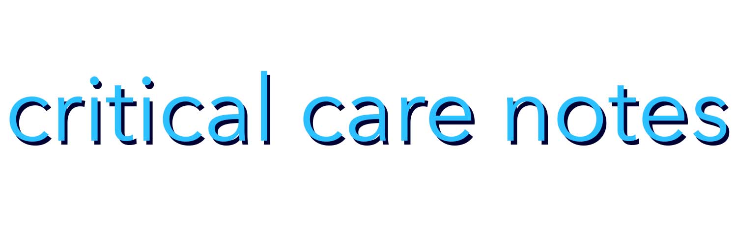 Critical Care Notes banner