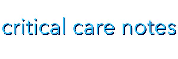 CritCareNotes Profile Banner