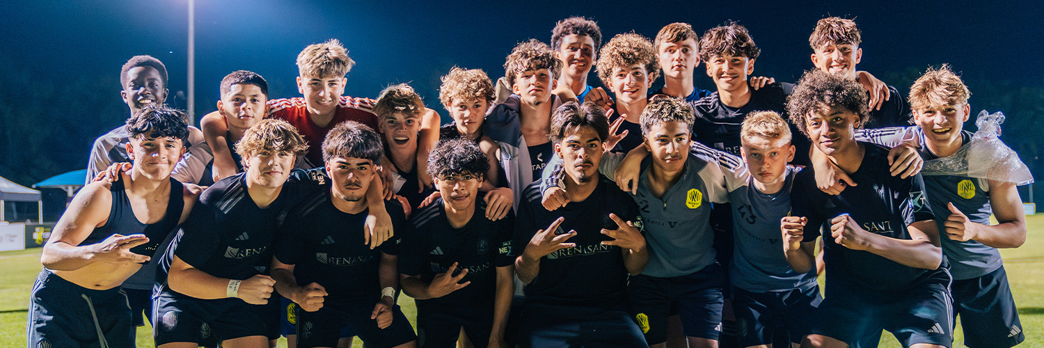 Nashville SC Academy's banner