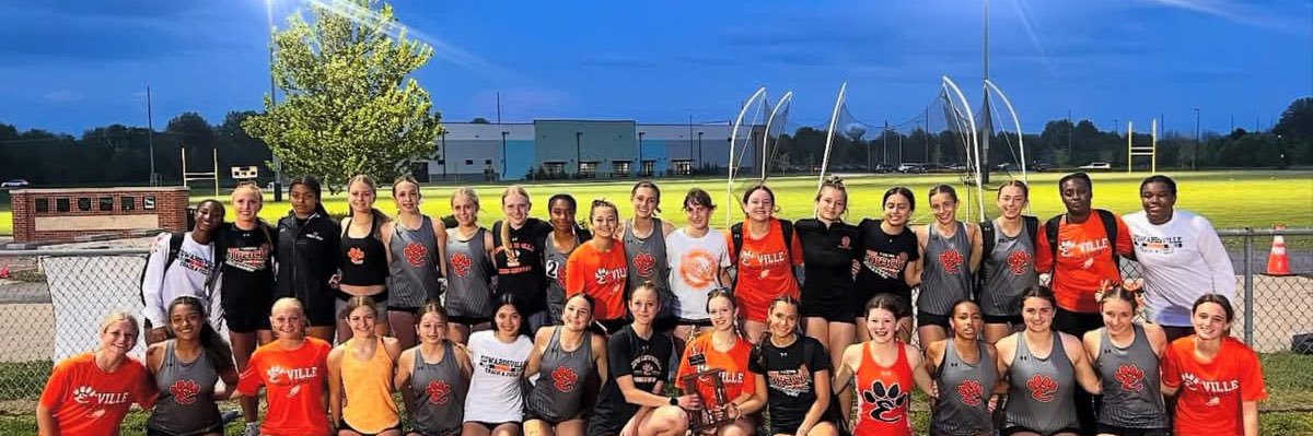 Girls Edwardsville HS Track banner