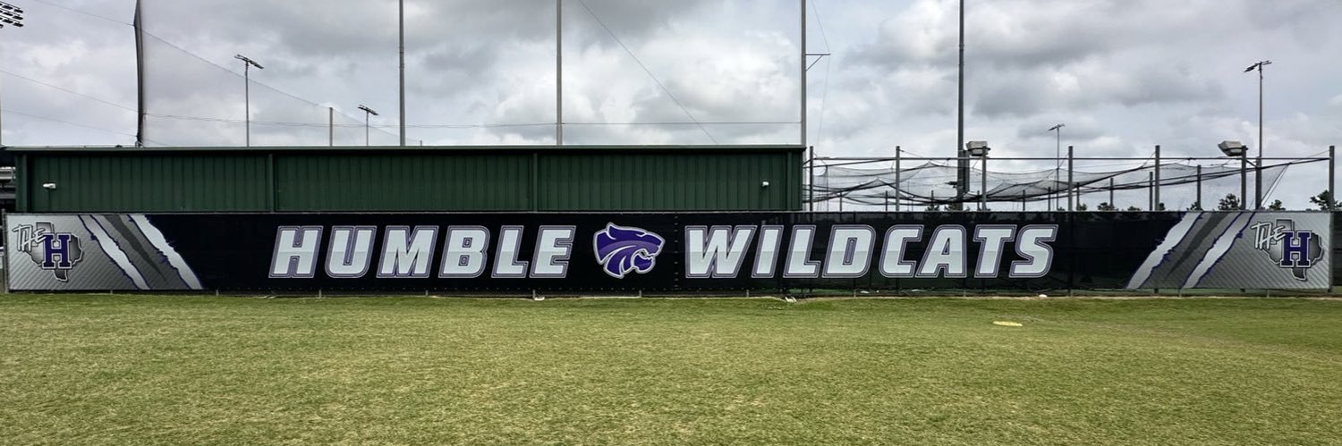 THE Humble Wildcats Baseball's banner