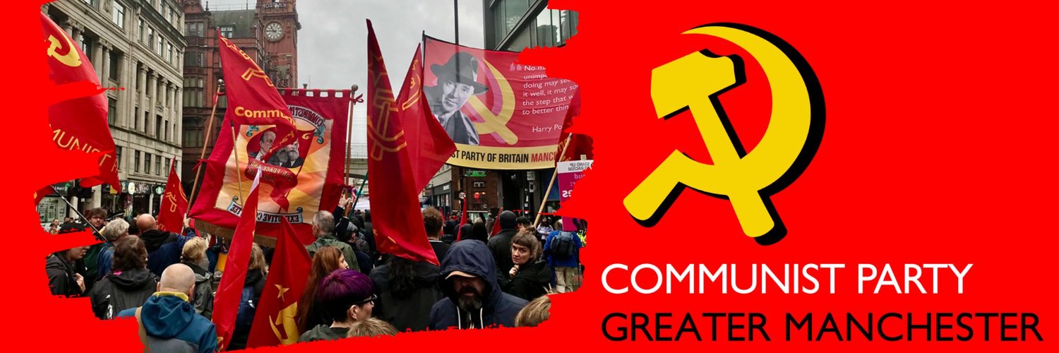 Communist Party Greater Manchester's banner