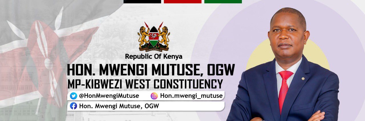Hon. Mwengi Mutuse, OGW's banner