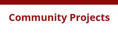 YUFA Community Projects banner