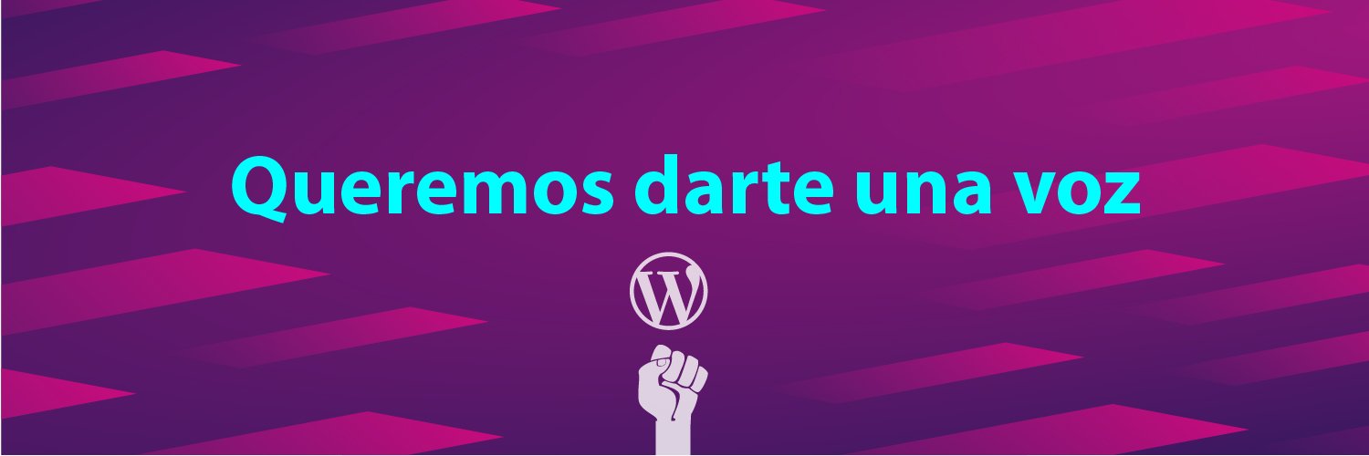 Mujeres WordPress banner