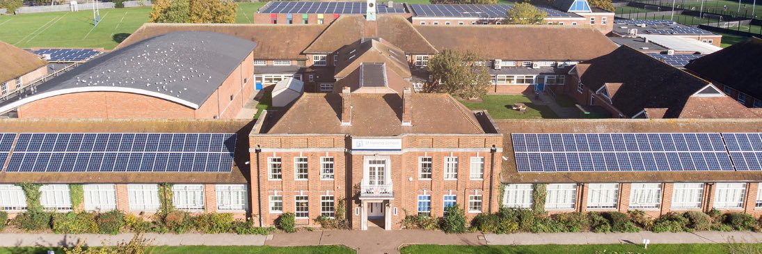 St Helena School banner