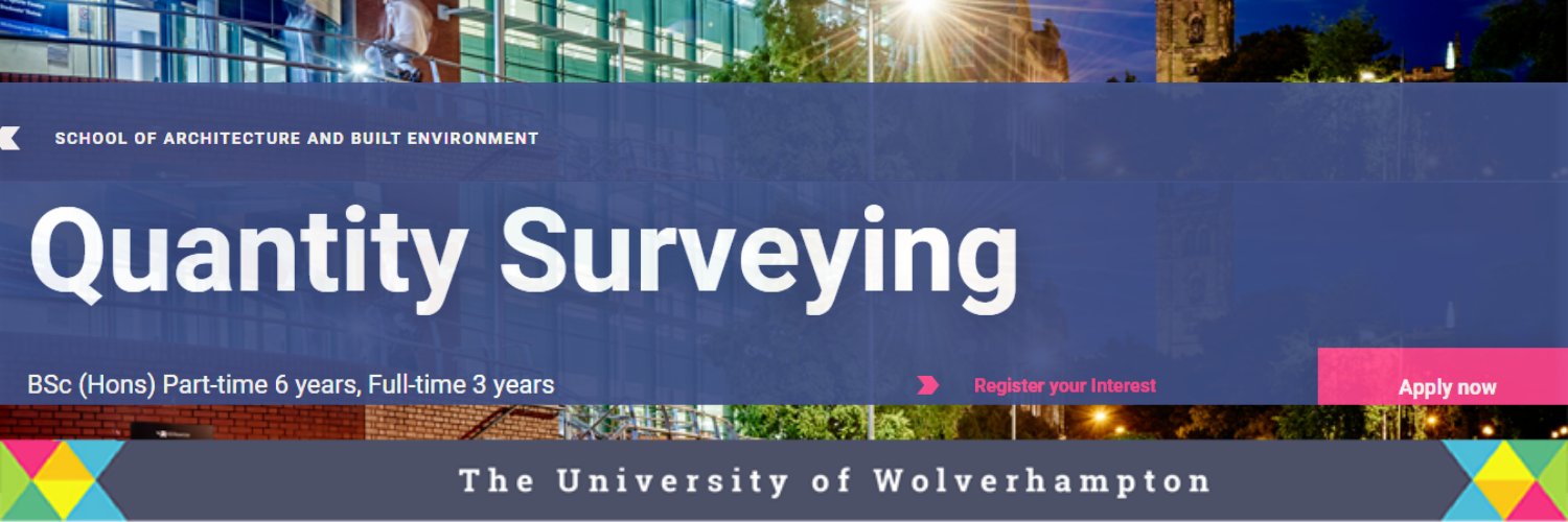 WLVQuantitySurveying banner