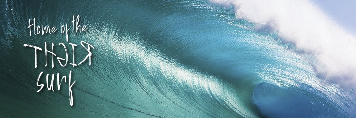 Surf City's banner