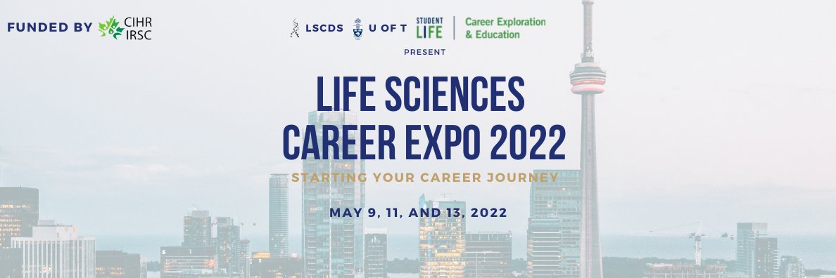 Life Sciences Career Expo banner