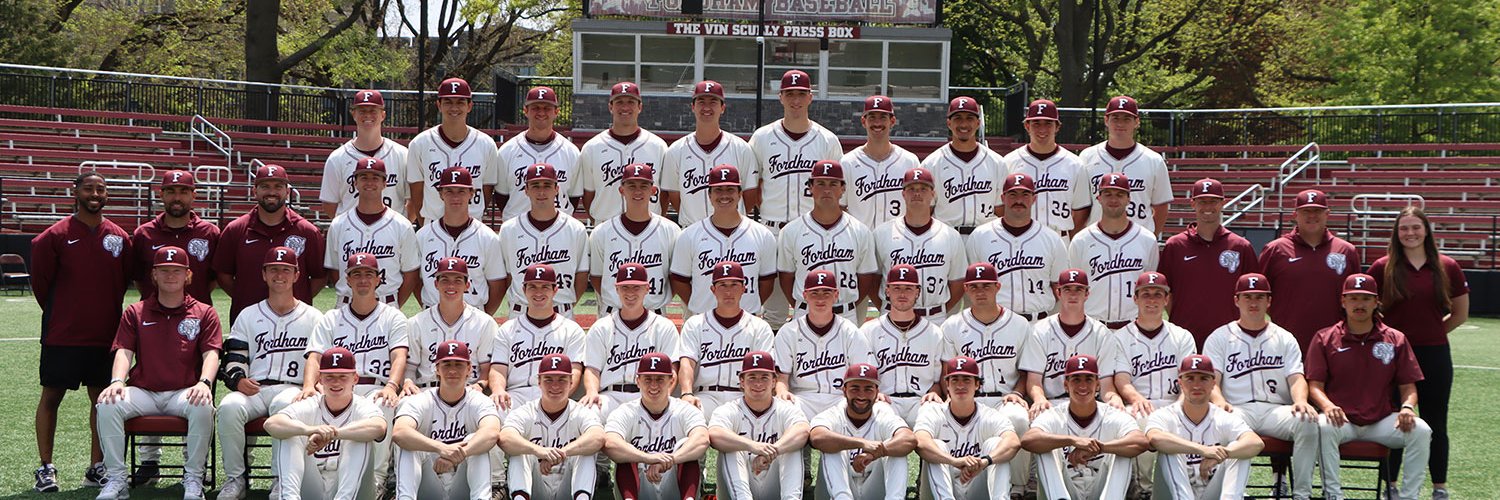 Fordham Baseball's banner