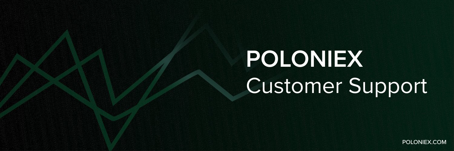 Poloniex Customer Support Profile Banner