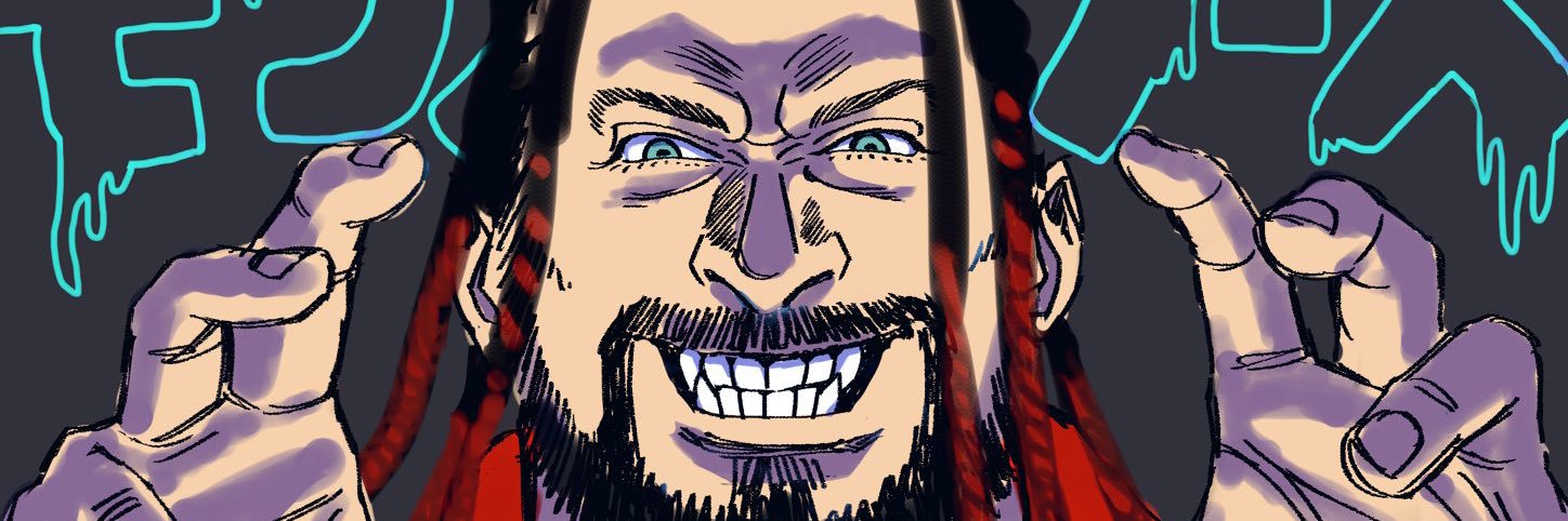 The Murderhawk Monster Lance Archer banner