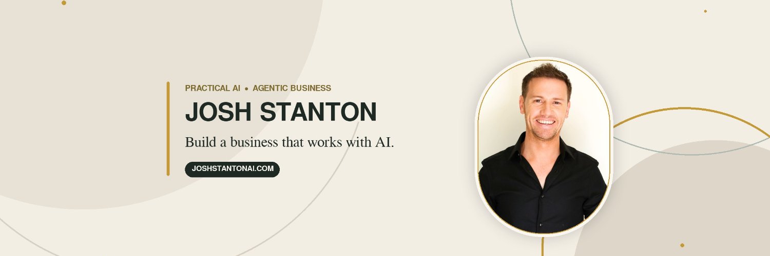 joshstantonai's profile banner image