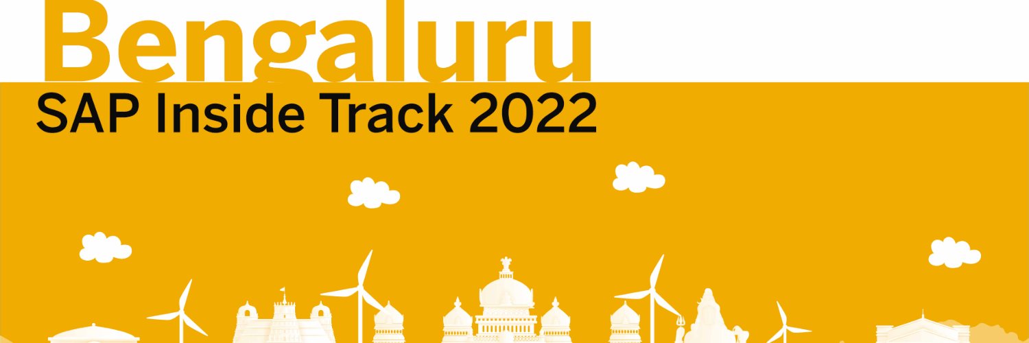 SAP Inside Track Bengaluru banner