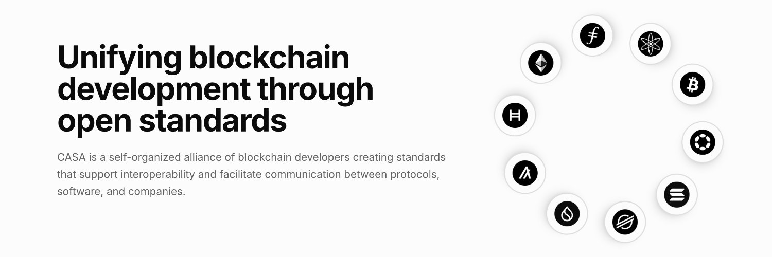 Chain Agnostic Standards Alliance banner