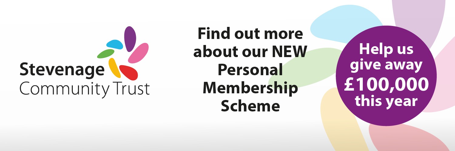 Stevenage Community Trust banner