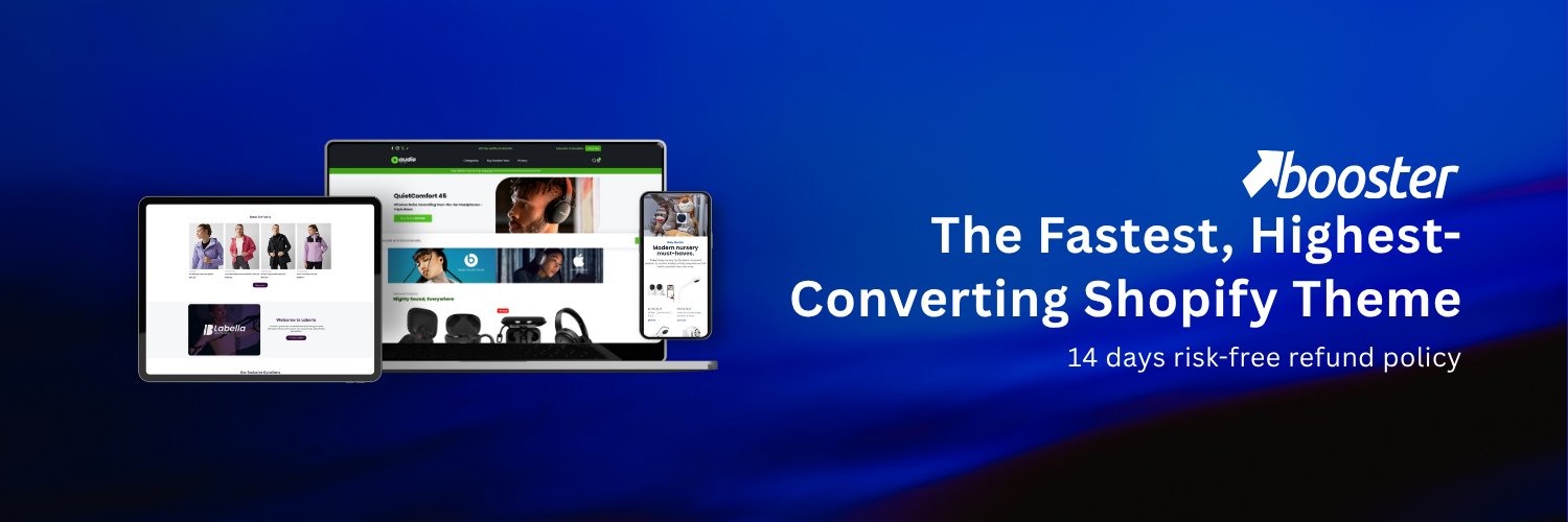Booster Theme banner