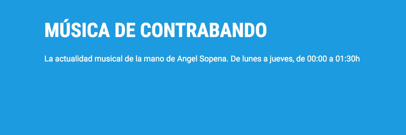 Música de Contrabando banner