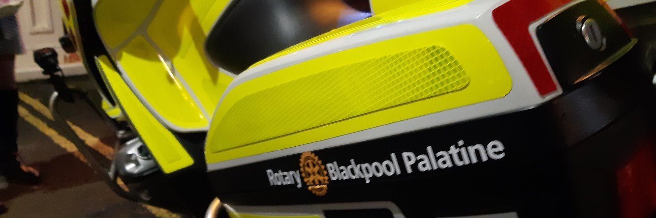 Blackpool Palatine Rotary banner