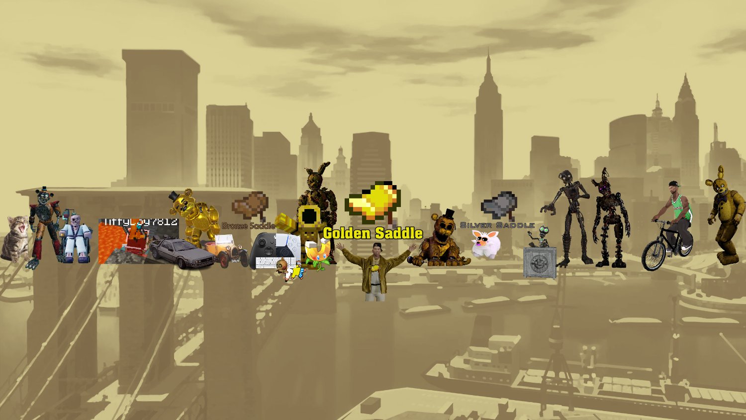 Golden Saddle's banner