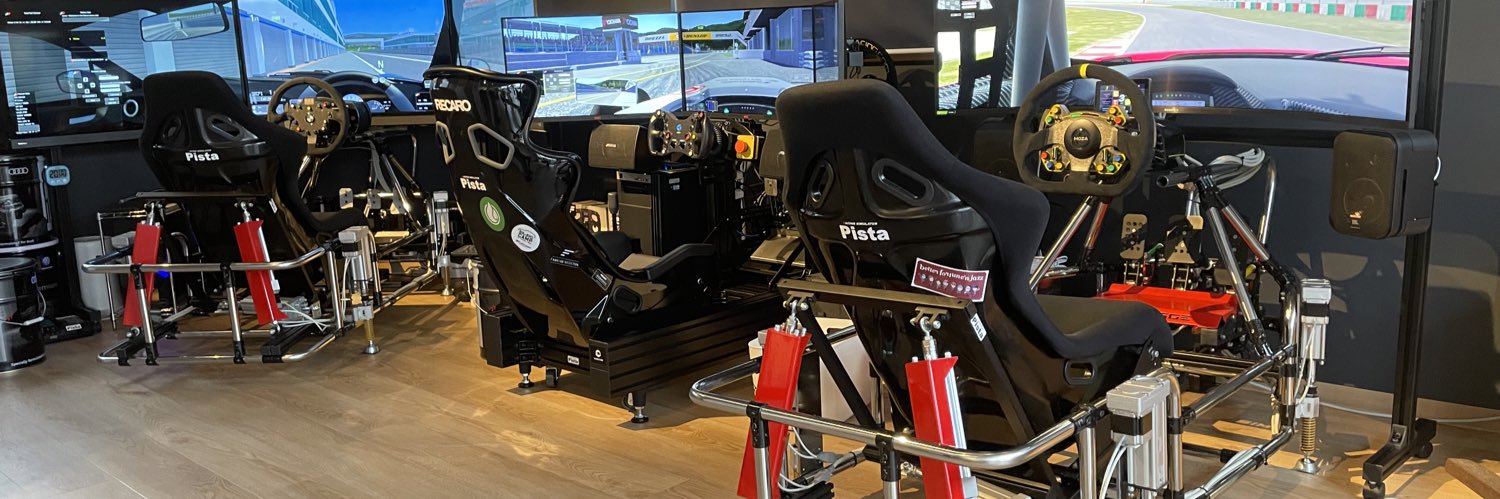 Pista racing-sim banner
