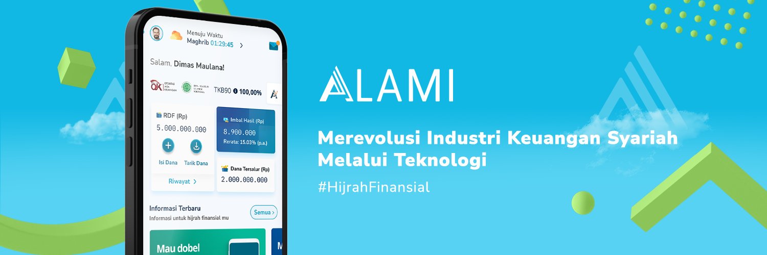 Official X ALAMI P2P Lending Syariah banner