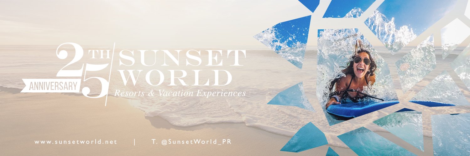Sunset World PR banner