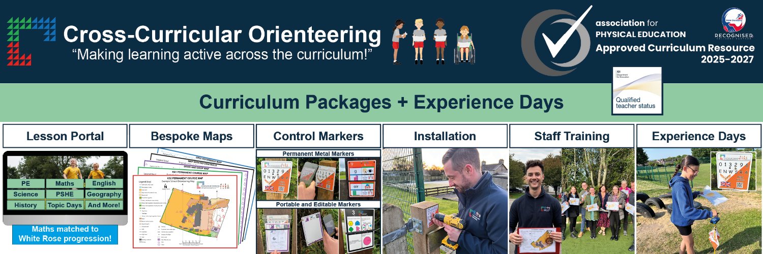 Cross-Curricular Orienteering banner