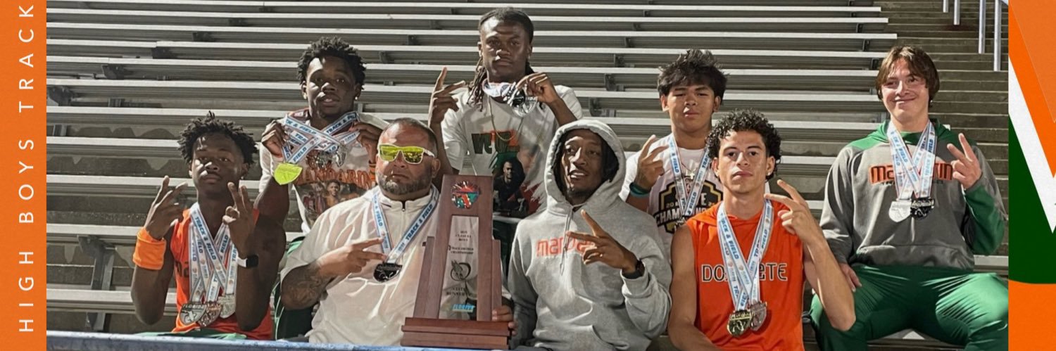 THE MANDARIN H.S. TRACK & FIELD banner
