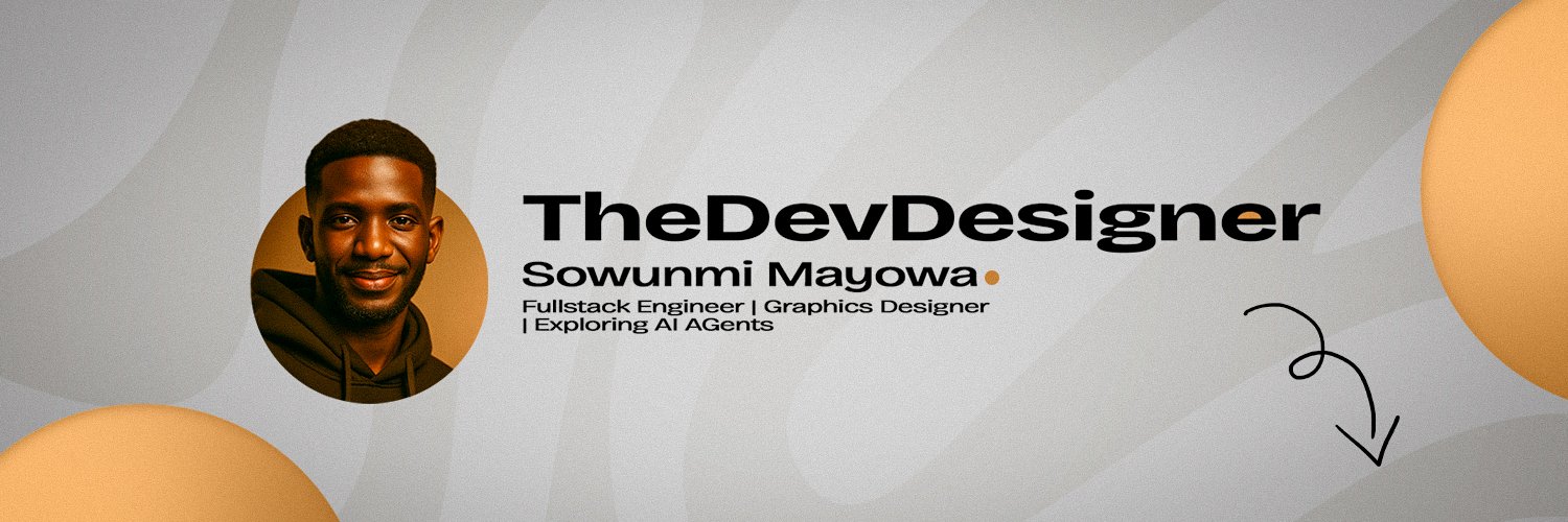Oluwamayowa | theDevDesigner banner