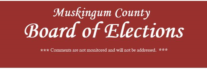 Muskingum County Board of Elections banner
