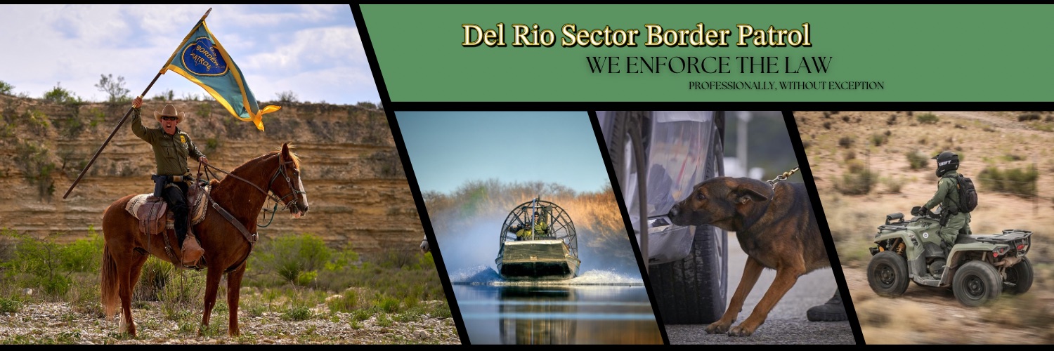 U.S. Border Patrol Del Rio Sector banner