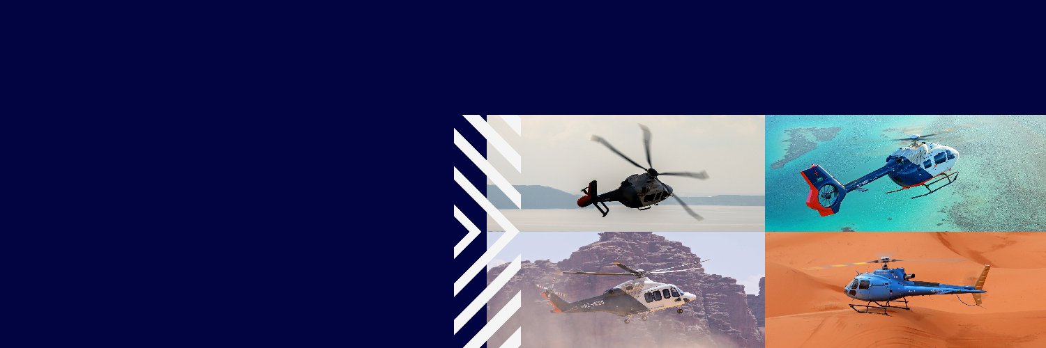 The Helicopter Company | شركة الطائرات المروحية banner