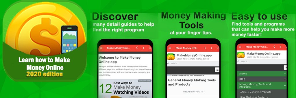 Learn how to Make Money Online banner