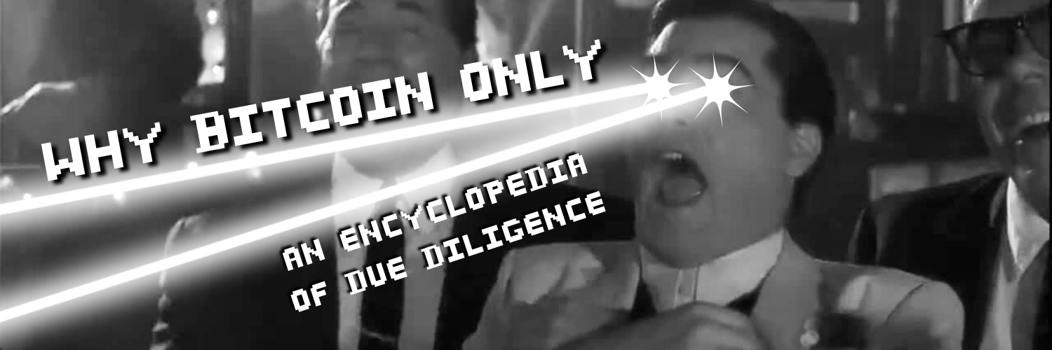 WhyBitcoinOnly.com's banner